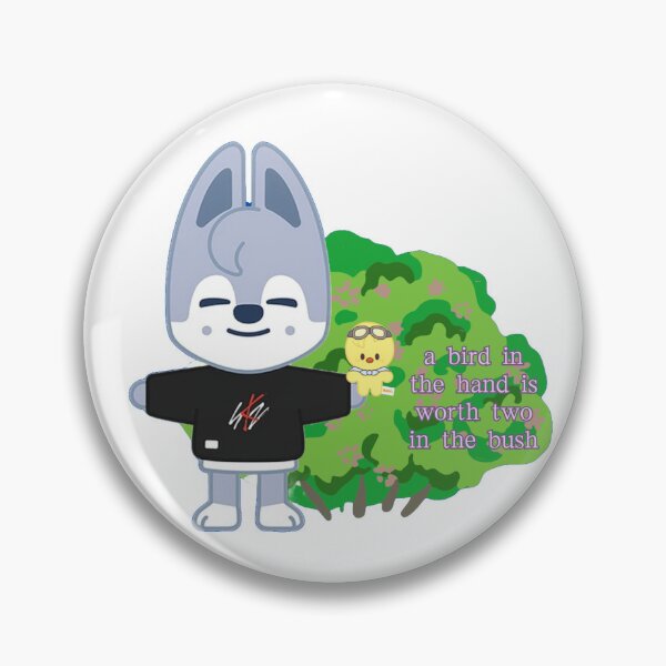 Item preview, skzoo wolfchan bbokari bang chan instagram quote designed and sold by beesburt.