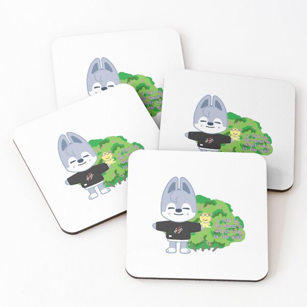 Item preview, skzoo wolfchan bbokari bang chan instagram quote designed and sold by beesburt.
