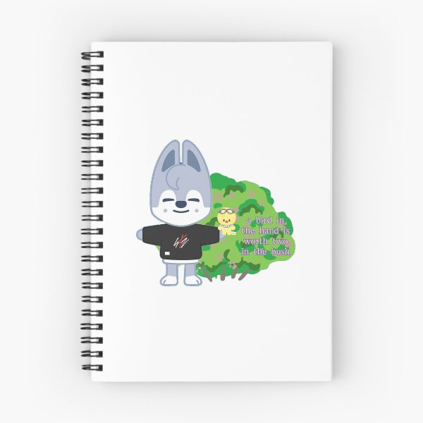 Item preview, skzoo wolfchan bbokari bang chan instagram quote designed and sold by beesburt.