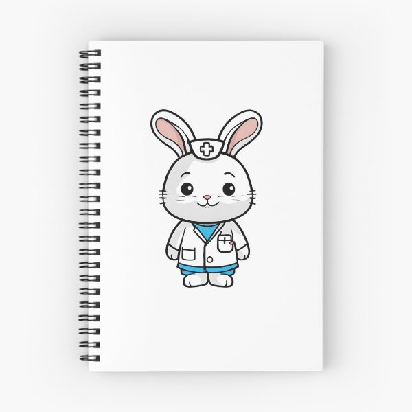 Item preview, Nurse Rabbit Wearing Medical Doctor Scrubs designed and sold by Majestic Paws.