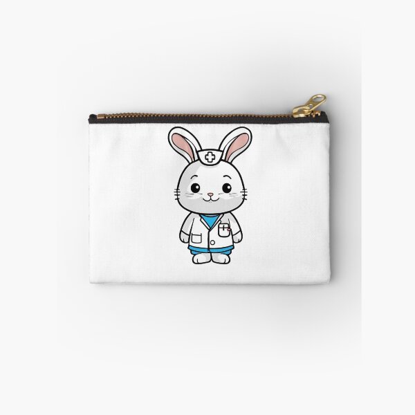Item preview, Nurse Rabbit Wearing Medical Doctor Scrubs designed and sold by Majestic Paws.
