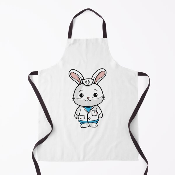 Item preview, Nurse Rabbit Wearing Medical Doctor Scrubs designed and sold by Majestic Paws.
