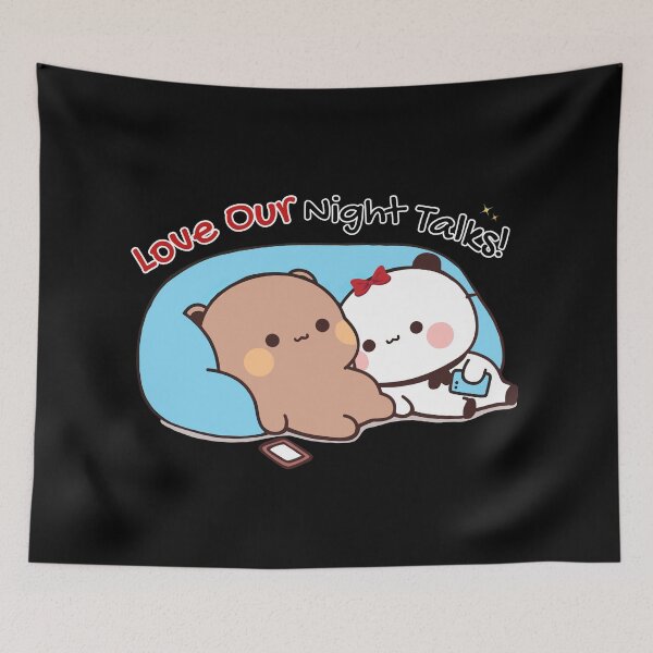 Item preview, DuDu Bear and BuBu Panda’s Night Talks designed and sold by Pandety.