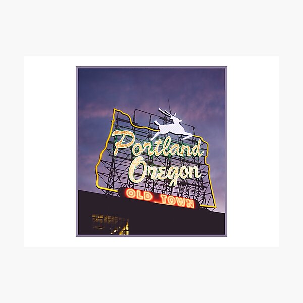Item preview, Portland Oregon Old Town Neon Sign designed and sold by RWCarpenter.