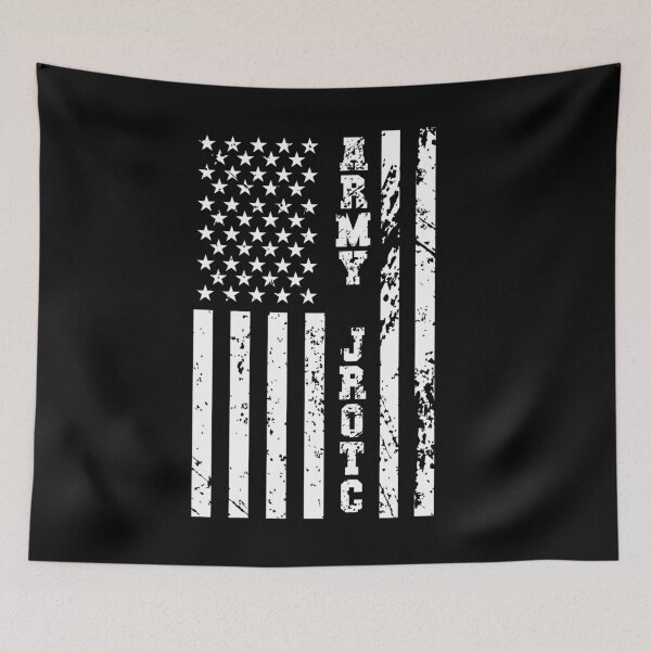 Item preview, Army JROTC Awesome Patriotic Style USA Flag Distressed designed and sold by JROTCshop.