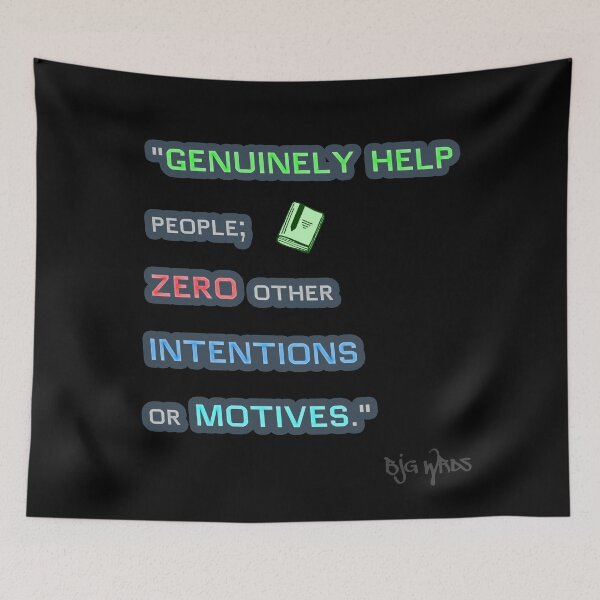 Item preview, "GENUINELY HELP..." Quote 01/26/2024 designed and sold by BJGWRDS.