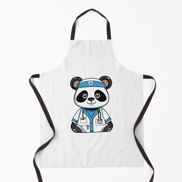 Item preview, Nurse Panda Wearing Medical Doctor Scrubs designed and sold by Majestic Paws.