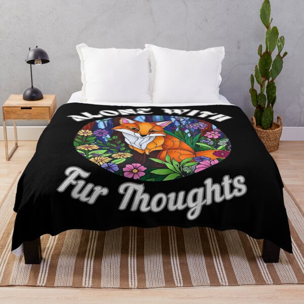 Item preview, Alone with Fur Thoughts designed and sold by FoxVibes.