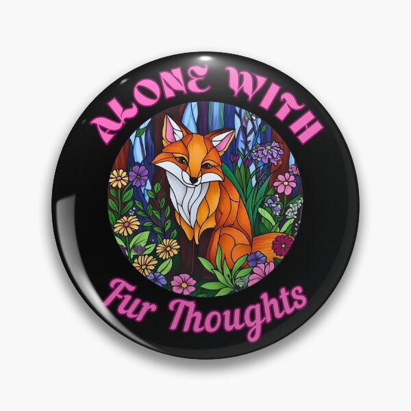 Item preview, Alone with Fur Thoughts. cool fox designed and sold by FoxVibes.