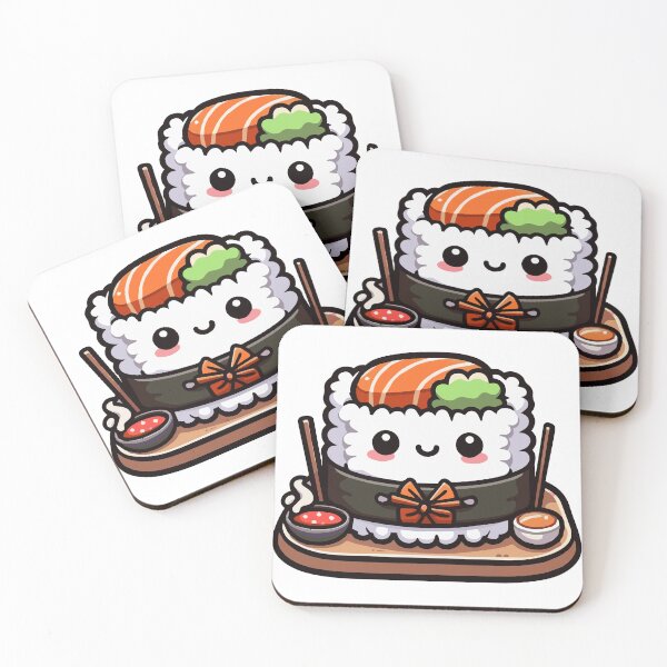 Item preview, Kawaii Cute Sushi designed and sold by Karma Design.