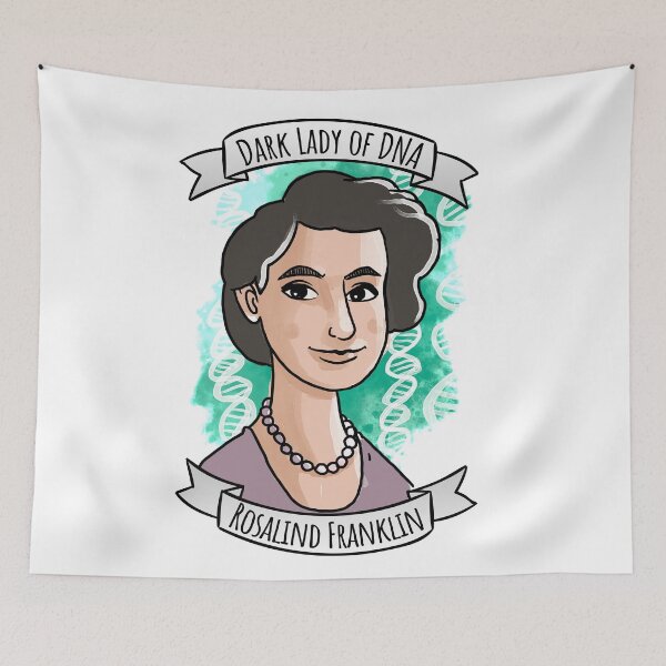 Item preview, Rosalind Franklin designed and sold by Shecience.
