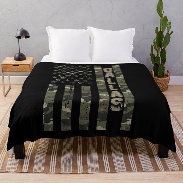 Item preview, Camo Dallas Flag Awesome Patriotic Style USA Distressed Camouflage designed and sold by JROTCshop.