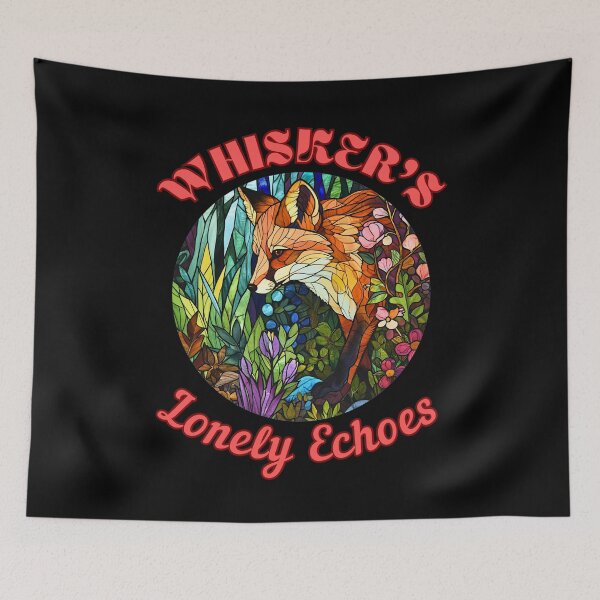 Item preview, Whisker's Lonely Echoes. retro fox designed and sold by FoxVibes.