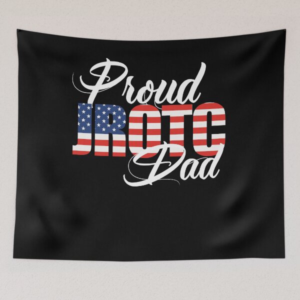 Item preview, Proud JROTC Dad United States USA Patriotic American Flag Design designed and sold by JROTCshop.