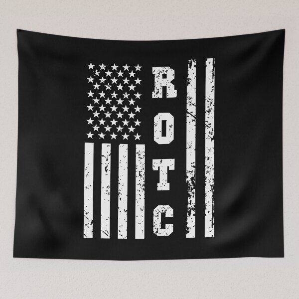 Item preview, ROTC Awesome Patriotic Style USA Flag Distressed designed and sold by JROTCshop.