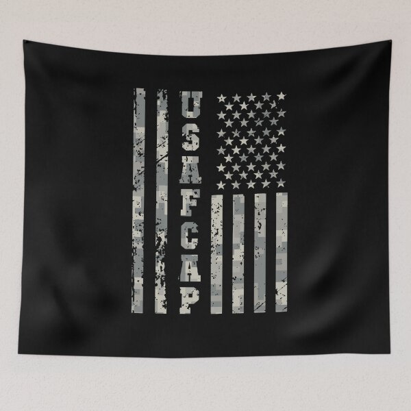 Item preview, USAFCAP Civil Air Patrol Camouflage Camo Awesome Patriotic Style USA Flag Distressed designed and sold by JROTCshop.