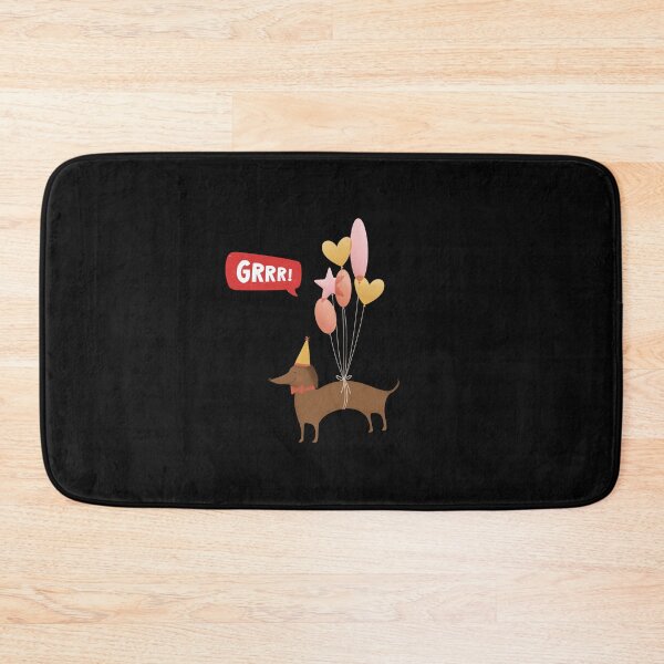 Item preview, Wiener Party Balloon Dog - GRRR! designed and sold by PixelBadBunny.