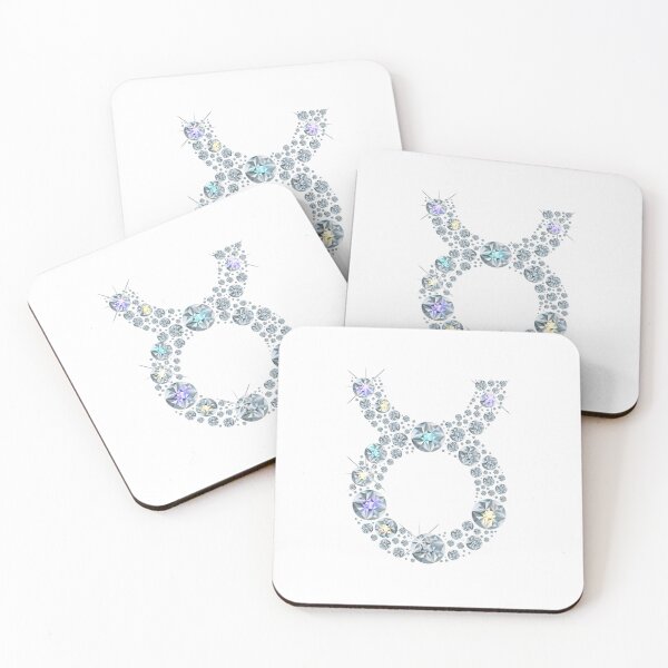 Item preview, Taurus Bull Symbol, Glam, Sparkle, Diamonds, Astrology, Abundance designed and sold by Alaska Magick.