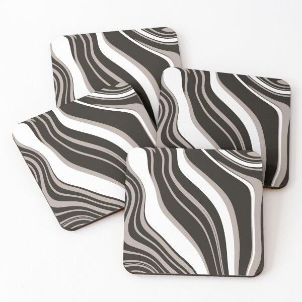 Item preview, Sophisticated Black, Dove, and White Marbled Art Designs designed and sold by DEC02.