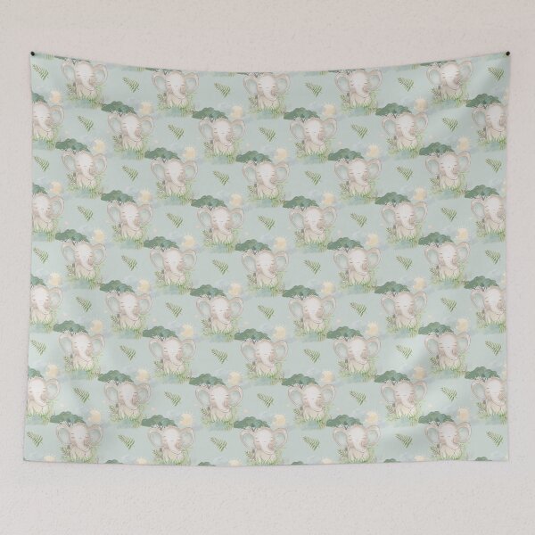 Item preview, Elephant Pattern designed and sold by ElephantVibes.