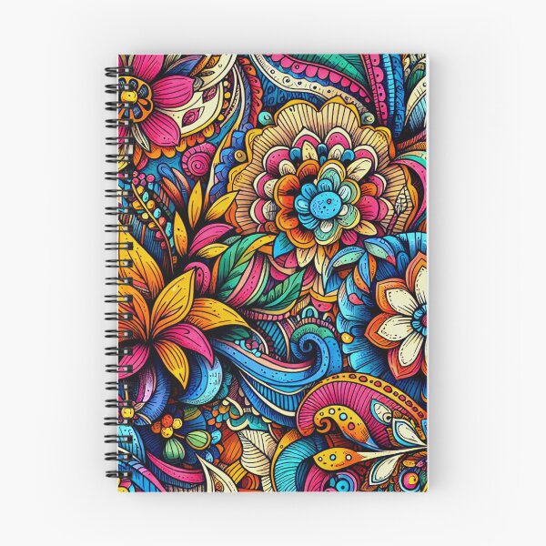 Item preview, Colorful Psychedelic Floral Design designed and sold by HippieFarms11.