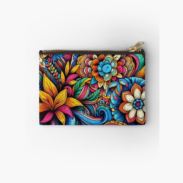 Item preview, Colorful Psychedelic Floral Design designed and sold by HippieFarms11.