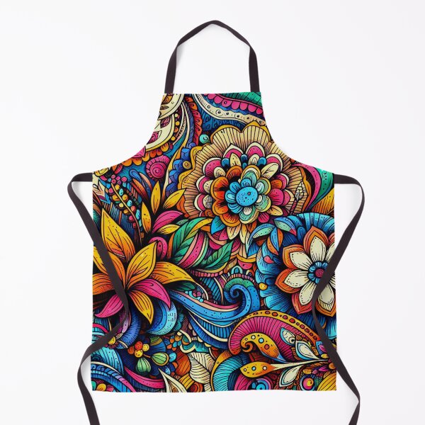 Item preview, Colorful Psychedelic Floral Design designed and sold by HippieFarms11.