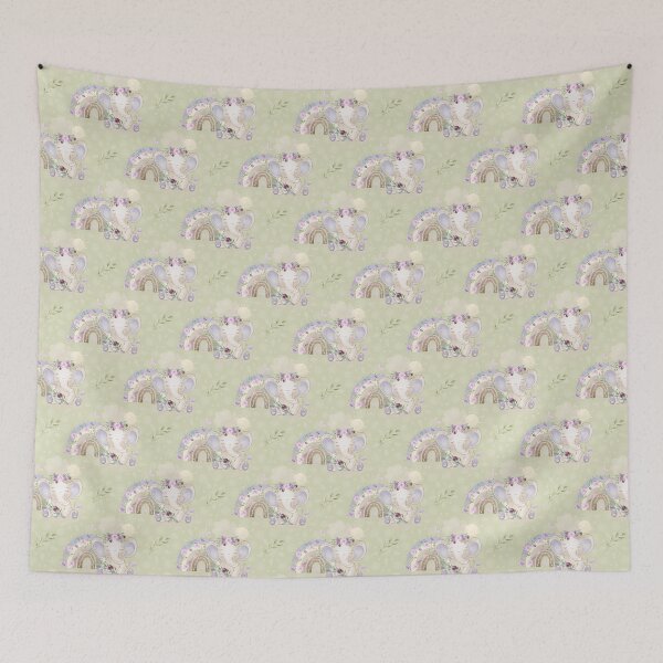 Item preview, Elephant Pattern designed and sold by ElephantVibes.