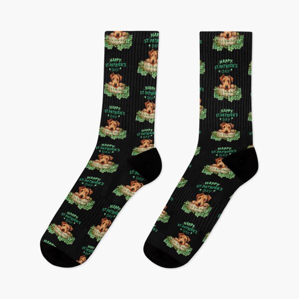 Item preview, St. Patrick's Day Irish Terrier Dog Design  designed and sold by LovelyHappyGift.