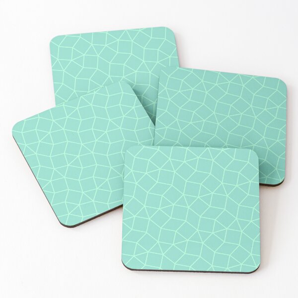 Item preview, Green Square and Triangular Pattern designed and sold by SPRUCIA.