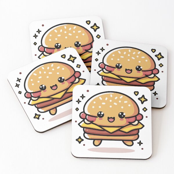 Item preview, Cute Kawaii Hamburger designed and sold by Karma Design.