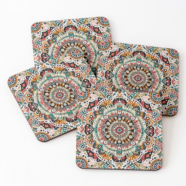 Item preview, Colorful Circular Mandala Pattern designed and sold by HippieFarms11.