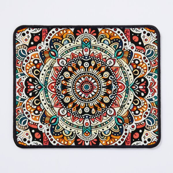 Item preview, Colorful Circular Mandala Pattern designed and sold by HippieFarms11.
