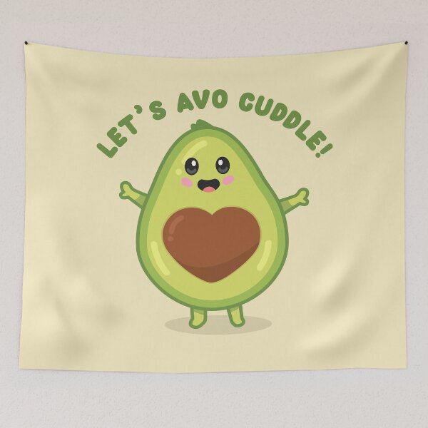 Item preview, Let's avo cuddle! - cute avocado designed and sold by messy-nessie.
