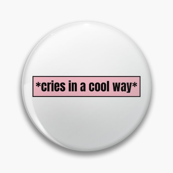 Item preview, cries in a cool way  designed and sold by CharmStudio.