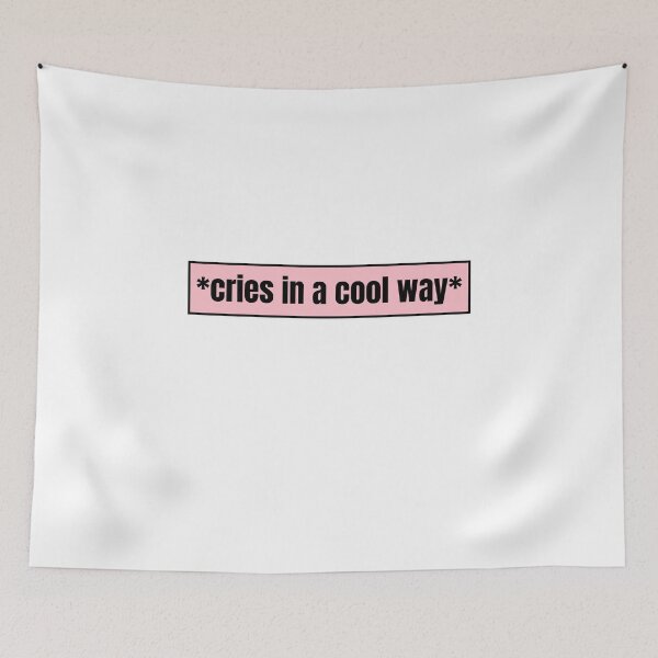 Item preview, cries in a cool way  designed and sold by CharmStudio.