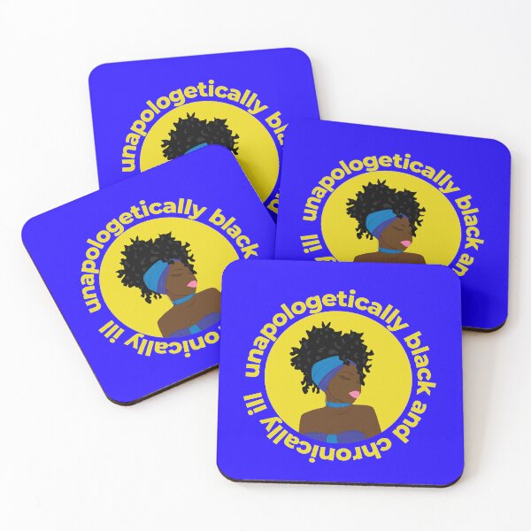 Item preview, Unapologetically black and chronically ill - yellow designed and sold by SadTea-Longhaul.