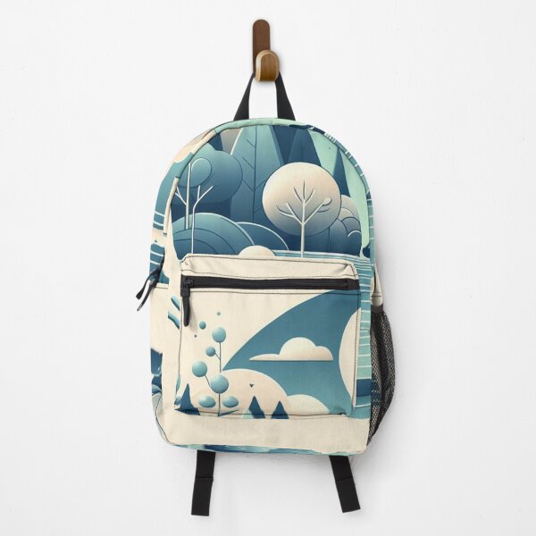 Item preview, Serenity in Nature: A Tranquil Landscape Art Print designed and sold by Wonderall.