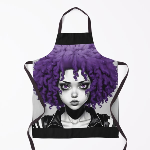 Aperçu de l'œuvre Fille afro violette créée et vendue par ramboe.