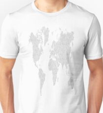 WORLD MAP Pop Art Unisex T-Shirt