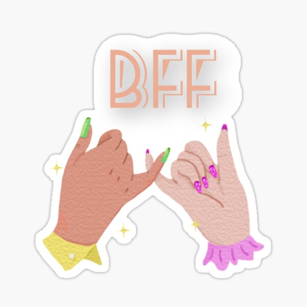 BFF Best Friends Forever Sticker