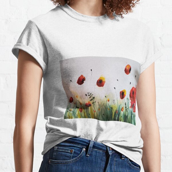Field of Poppies Classic T-Shirt