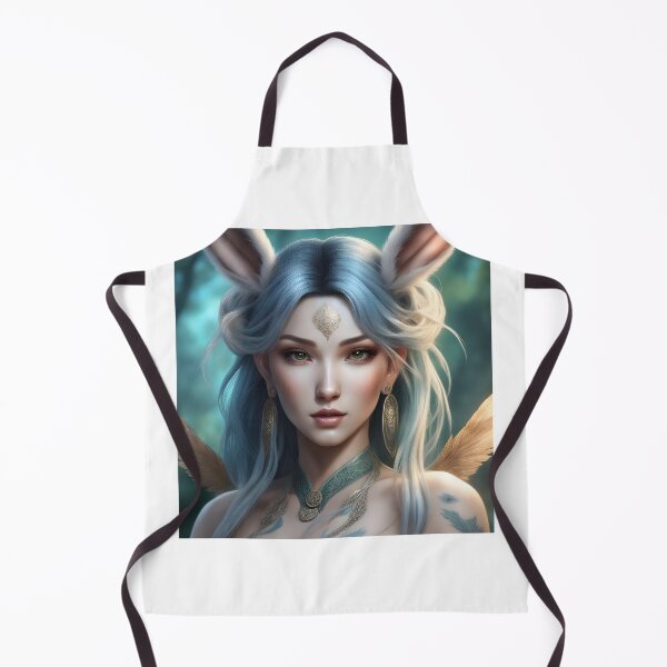 Item preview, white witch bunny women designed and sold by holylandzreiki.