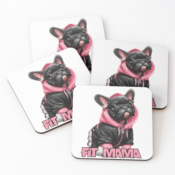 Item preview, Fit Mama - The French Bulldog of a Fitness Fanatic designed and sold by proudbullyshop.