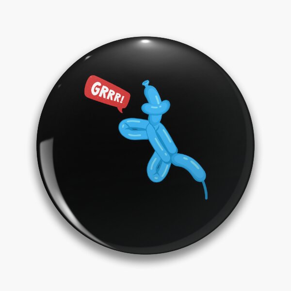 Item preview, Blue Party Balloon Dog - GRRR! designed and sold by PixelBadBunny.