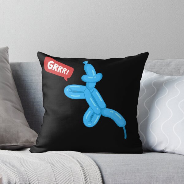 Item preview, Blue Party Balloon Dog - GRRR! designed and sold by PixelBadBunny.