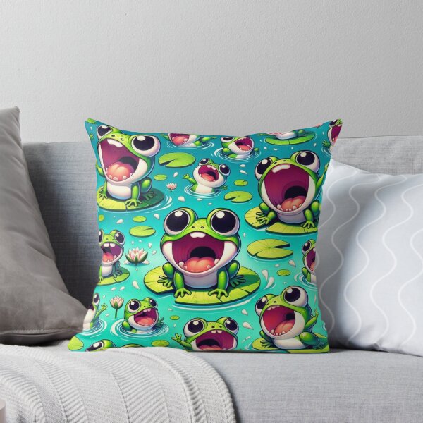 Item preview, Animadas ranas gritadoras en Waterland designed and sold by Merchbes.