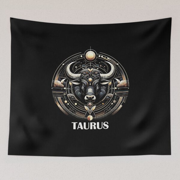 Item preview, Taurus Celestial circuler Night design designed and sold by Department61.