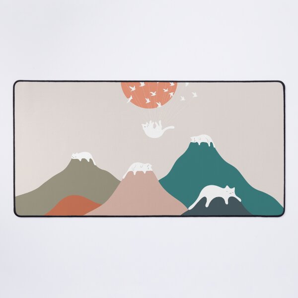 Vista previa del artículo con la obra «Paisaje de gatos 193», diseñado y vendido por ilovedoodle.
