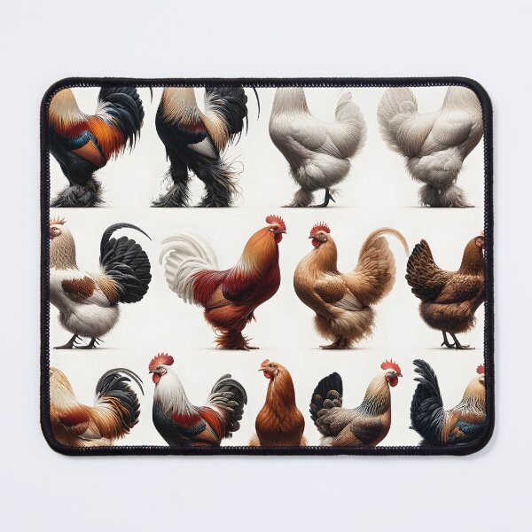 Item preview, Hens, chickens, rustic designed and sold by Art-Babble.
